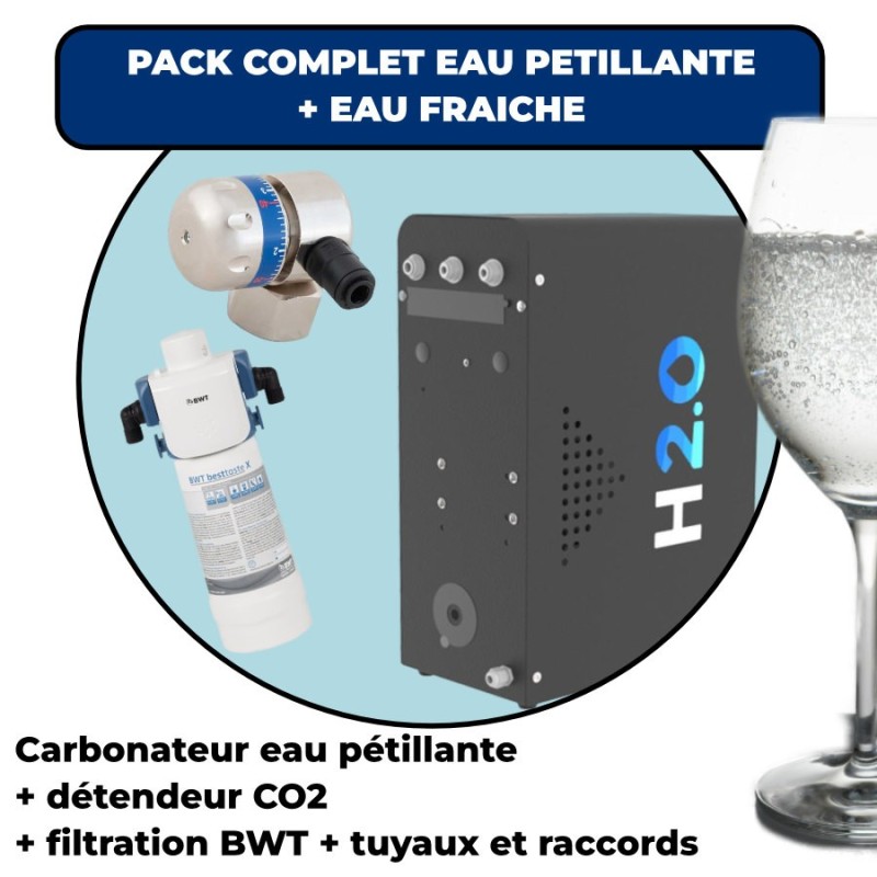 Ensemble pompe à bière 6 robinets 130l/h basse consommation pack eau