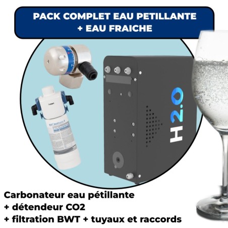 Ensemble pompe à bière et eau colonne inox "Toulouse" 130L/h 6...