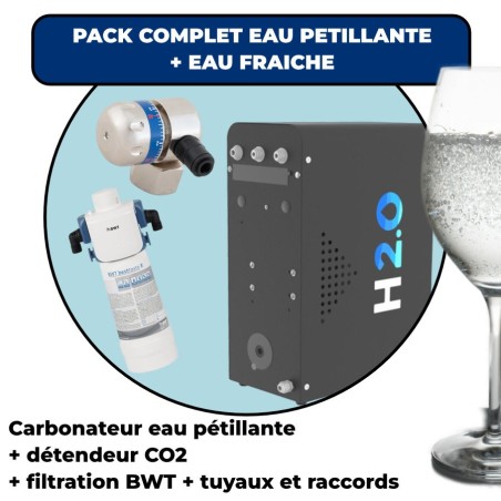 Ensemble pompe bière eau pétillante 4 robinets classique élégance