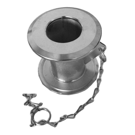 Adaptateur jonction tête plate Inox rinçage bière
