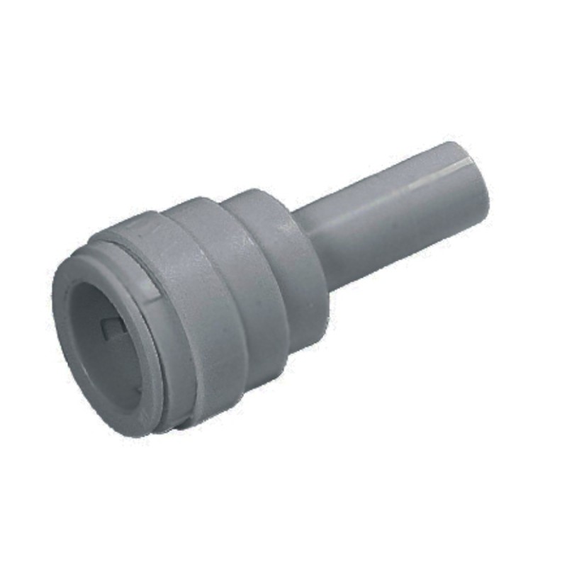 Raccord élargissement tube male 5/16" vers tube femelle 3/8"
