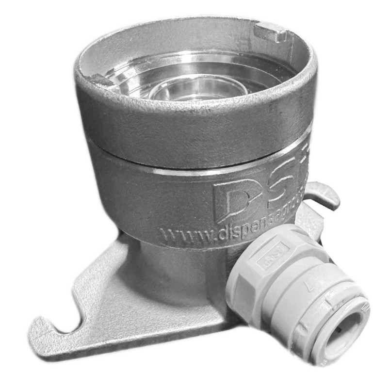Tête de rinçage type S creuse avec raccords rapides DSI