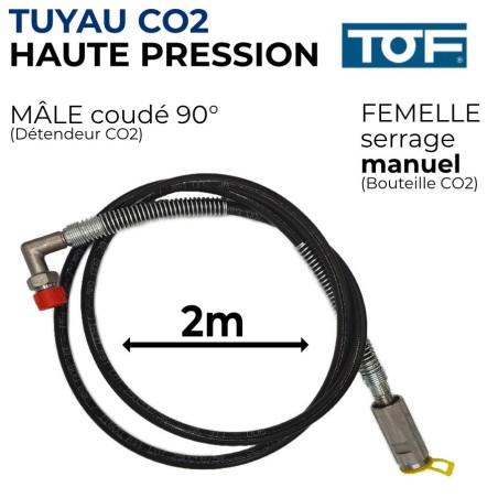 Tuyau haute pression serrage manuel