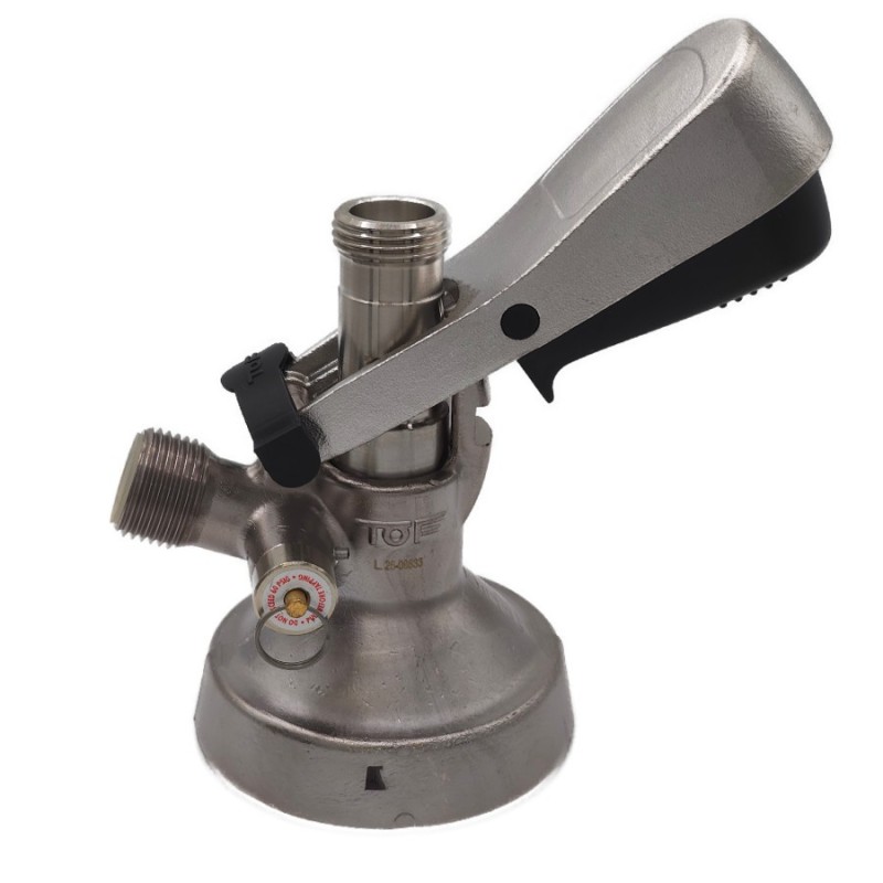 Tete soutirage TOF pour futs Keykeg type plastique