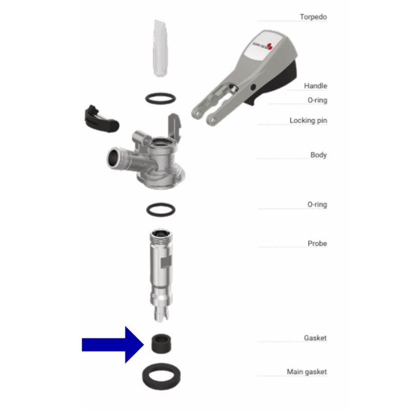 Joint intérieur MICRO MATIC / TOF pour tête de fût S Sankey