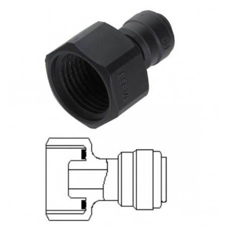 Cone type raccord rapide métrique