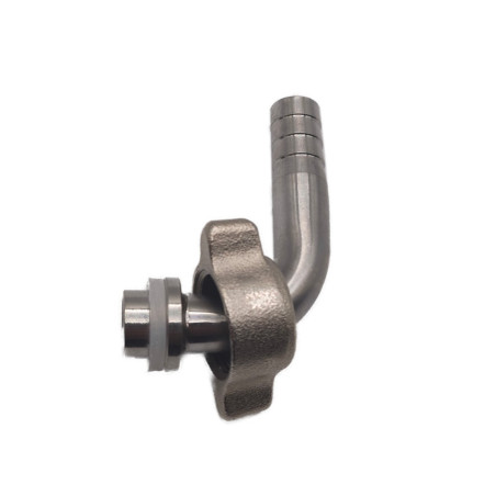 Raccord cannelé 1/2" 10mm  coudé