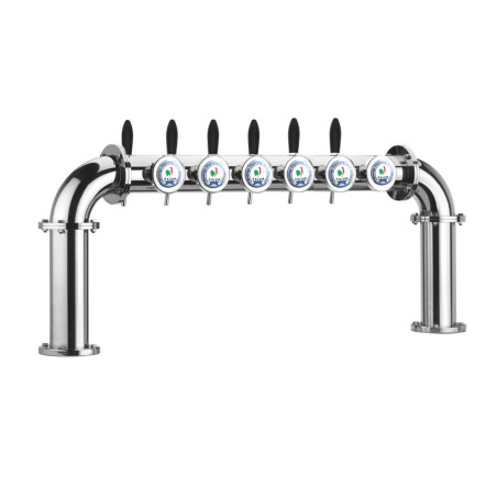 Colone ponte pour 6 robinets