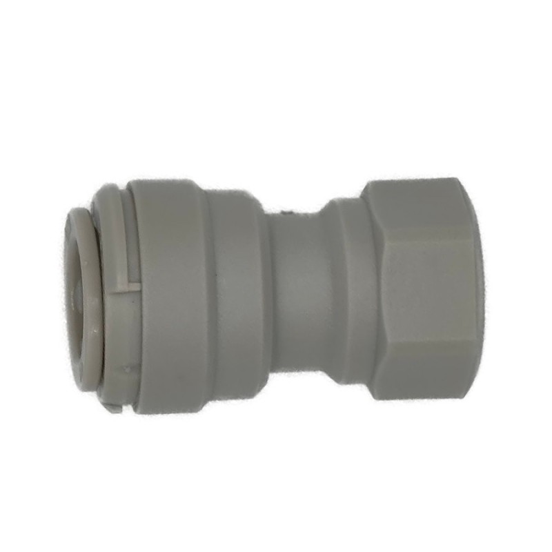 Raccord plastique tube femelle 1/4" Ø ± 6 mm / filetage femelle 1/8" NPTF