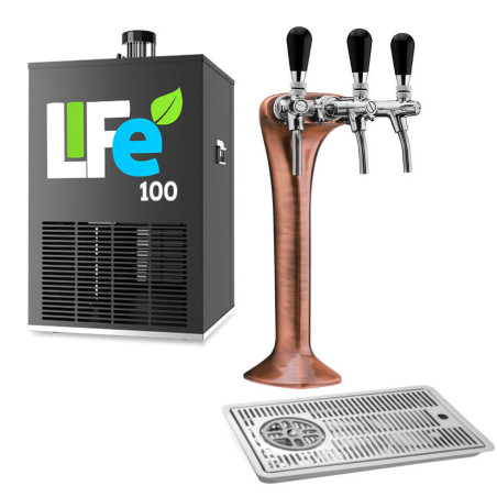 Ensemble Life 100 cuivre brossé