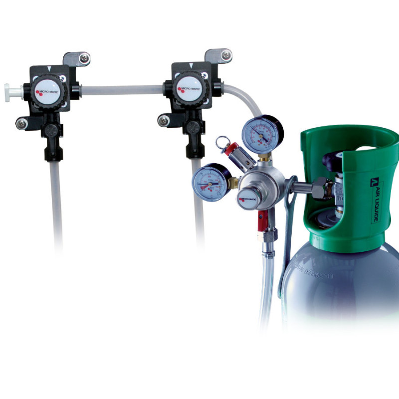 Détendeur secondaire MICRO MATIC COMPACT  JG pour CO²  1 sortie bière jusqu'à 4 bar
