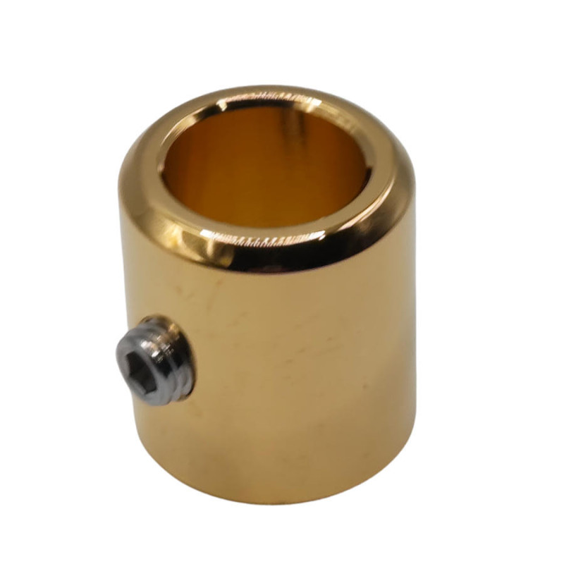 Entretoise tube doré épais avec vis 40mm TOF pour cacher le filetage 5/8" du robinet