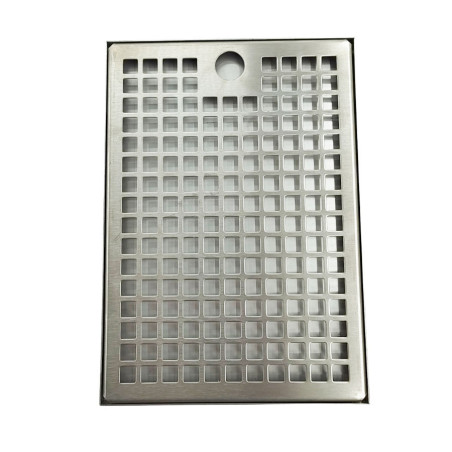 Égouttoir INOX pour pompe à bière TOF 239 x 170 x 12 mm