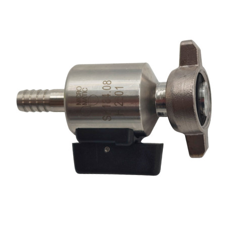 Vanne inox cannelée