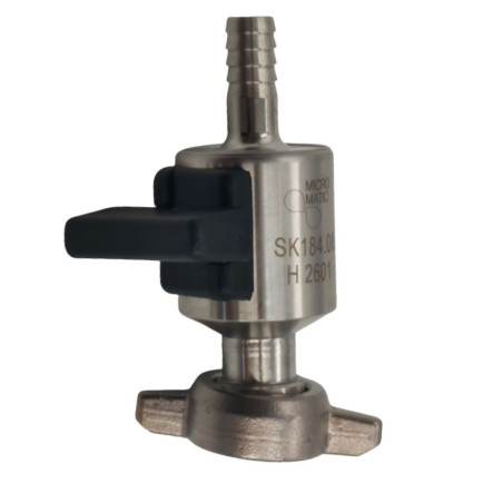 Vanne MICRO MATIC INOX filetage femelle 5/8" / cannelure 7 mm