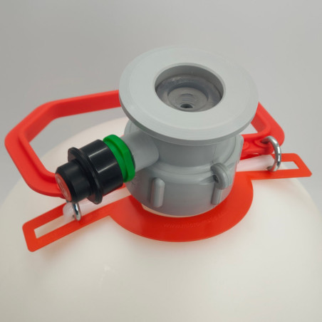 Fût de sanitation de 15 litres MICRO MATIC avec plongeur Tete A et accessoires