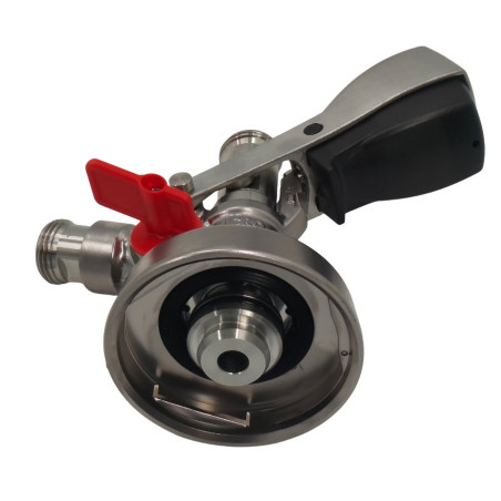 Tête KEYKEG MICRO MATIC G5/8" B5/8" pour fût plastique