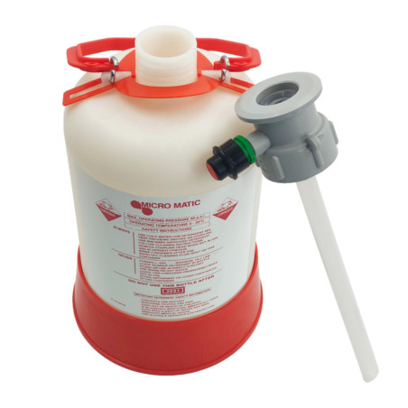 Fût de sanitation de 5 litres MICRO MATIC avec plongeur Tete A et accessoires