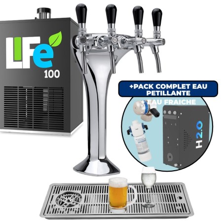 Ensemble Life100 100 L/h colonne "Classique élégance" 4 robine...