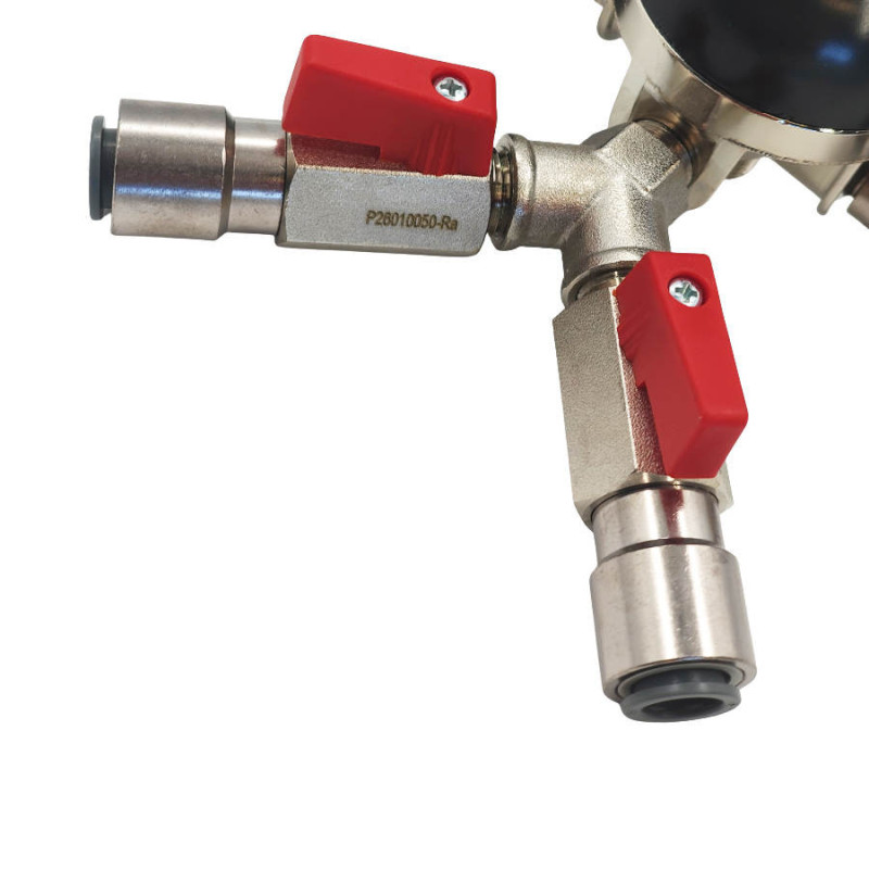 Détendeur  MicroMatic PerfectPlus 100 pour CO² ou Azote _2 sorties vanne JG 3/8" _4bar
