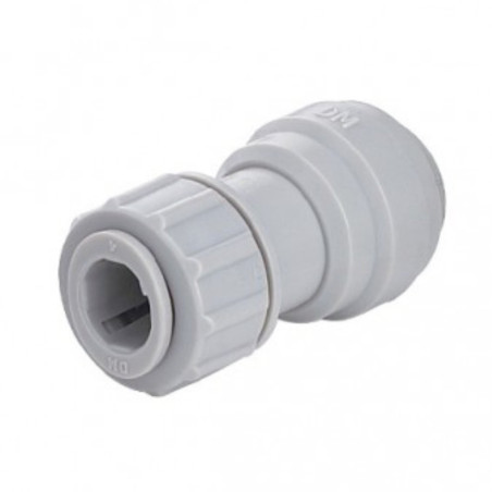 Raccord rapide POWER UNION double tube femelle Ø 3/8" ± 10 mm x 3/8" double joint DMfit John Guest special inox