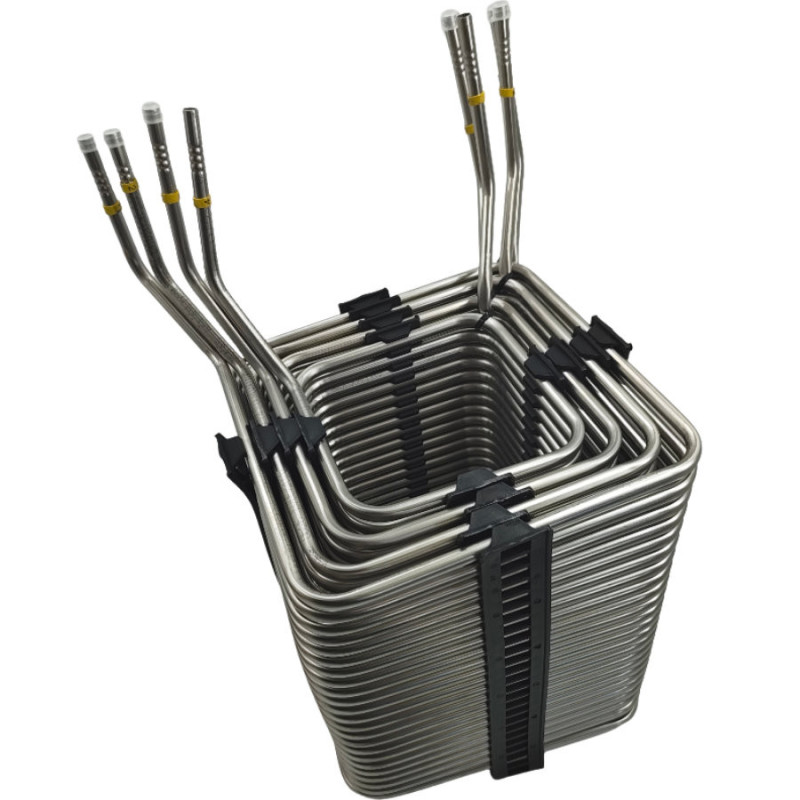 Serpentins Kit 4 voies avec 4 serpentins inox pour bac de refroidissement à eau 35l env