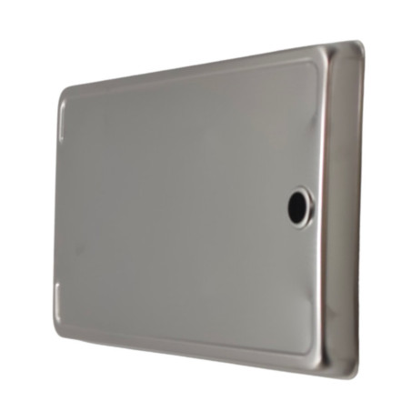 Egouttoir inox sur comptoir 406 x 226 x 28 mm avec vidange