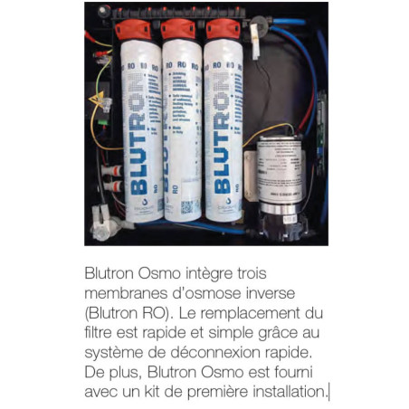 Blutron OSMO osmoseur inversé BluPura compact