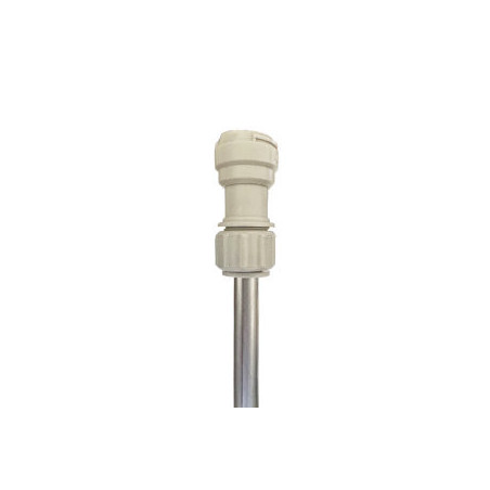 Raccord rapide POWER UNION double tube femelle Ø 1/4" ± 6,35 mm double joint x  3/8" 9,5mm  double joint DMfit John Guest
