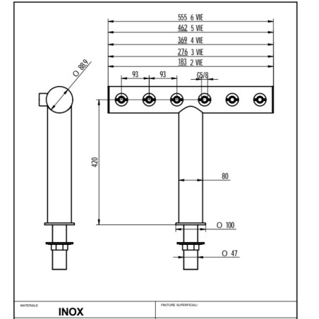 Montpellier dimensions