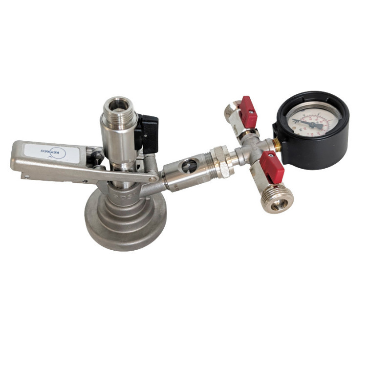 Tête de remplissage de fût type KeyKeg DSI pour fût plastique de pompe à bière