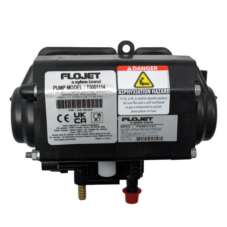 Pompe pneumatique Flojet T5001114 – Transfert de jus, vin et boissons