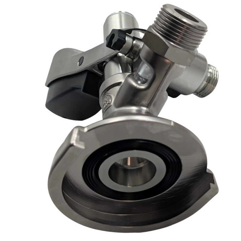 Tête MICRO MATIC A "tête plate" sortie horizontale avec vanne