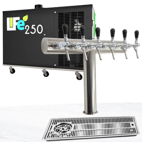 Ensemble tirage pression 6 robinets 250l/h