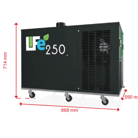 Ensemble tirage pression Life 250Lh avec colonne 6 becs bière