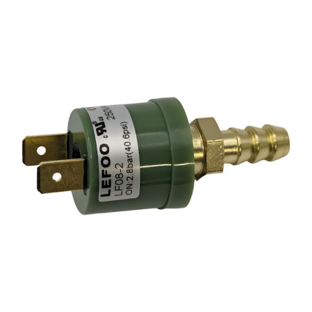 Pressostat LEFOO LF08 2,8-3,2 bar pour tireuse LINDR à compresseur intégré