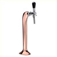 Colonne TOF en bronze poli brillant "Classique élégance" de pompe à bière pour 1 robinet 