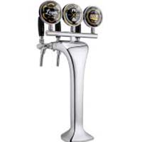 Colonne TOF LED éclairée "Classique élégance" pour 3 robinets avec Fish Eye