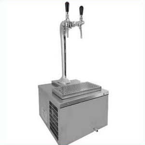 Pompe à bière OPREMA système à eau 60 L/h avec détendeur incorporé, colonne chromée et 2 robinets
