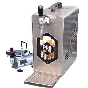Pompe à bière professionnel OPREMA système à sec 25 L/h avec 1 robinet sans bouteille de gaz CO² avec compresseur extérieur 
