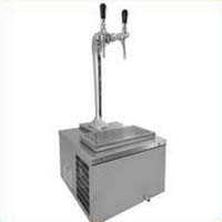 Pompe à bière OPREMA système à eau 60 L/h pour 2 robinets avec détendeur incorporé et colonne chromée