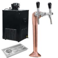 Ensemble pompe à bière avec colonne TOF "classique"  40 L/h avec 2 robinets