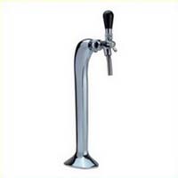 Pompe à bière OPREMA système à eau 60 L/h avec détendeur incorporé et colonne chromée avec 1 robinet