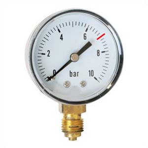 Manomètre BP base pression pour pompe à bière TOF de 0 à 10/7 Bar