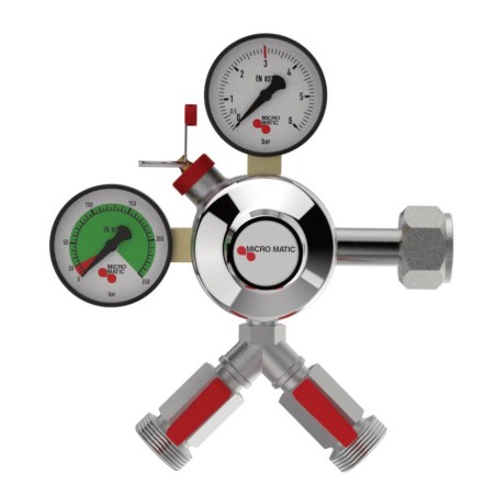 Détendeur MICRO MATIC PremiumPlus CO2 avec 2 sorties 3 bar