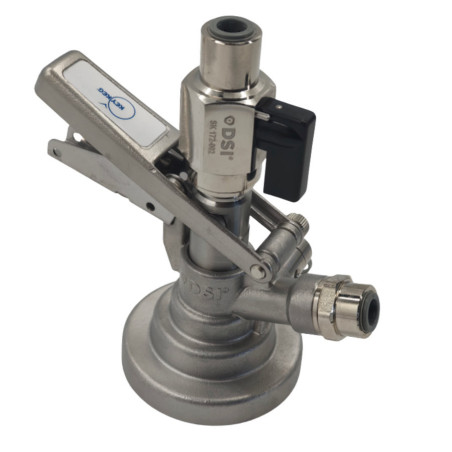 Tête de fût KEYKEG DSI John Guest 3/8" ±10mm avec vanne