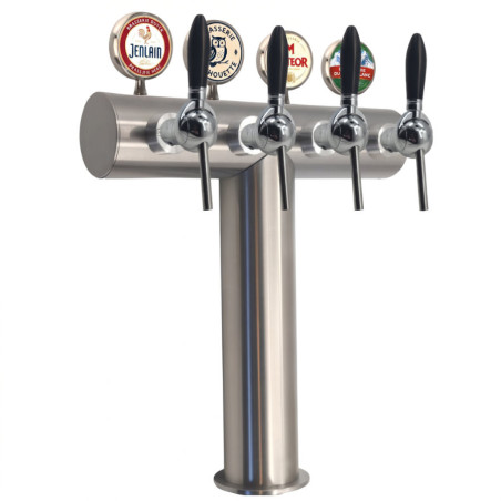 Colonne avec médaillons led